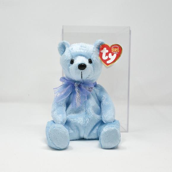 The Beanie Babies Collection Light Blue Lani Birthday Bear March 26 2004 - Picture 2 of 9
